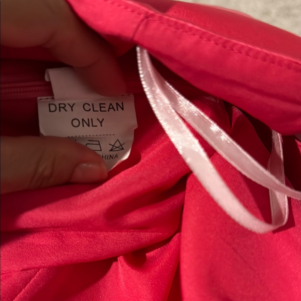Mori Lee Red Spaghetti Strap Sundress - Picture 4 of 13